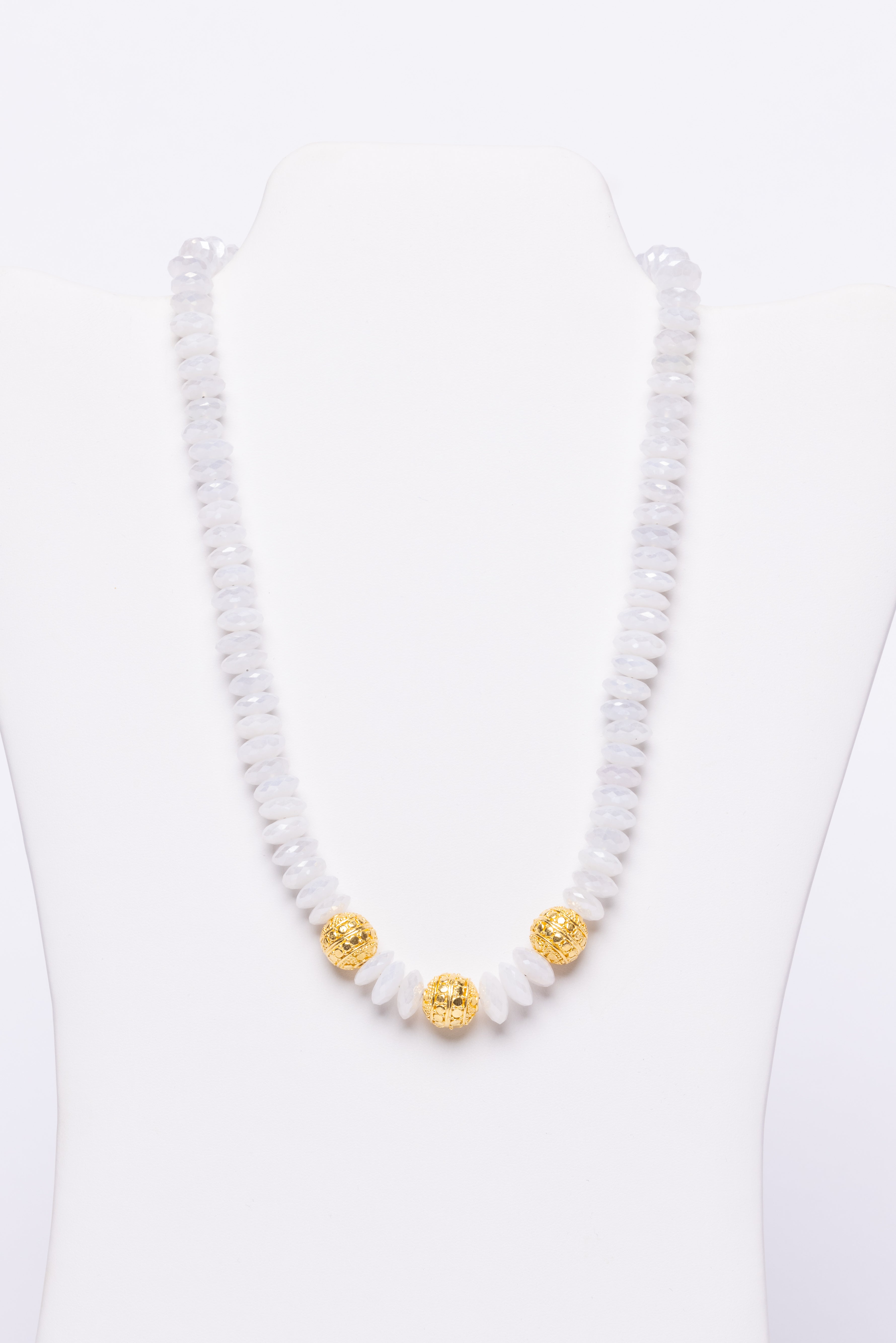 Mystic Moonstone, 18 K Vermeil Necklace