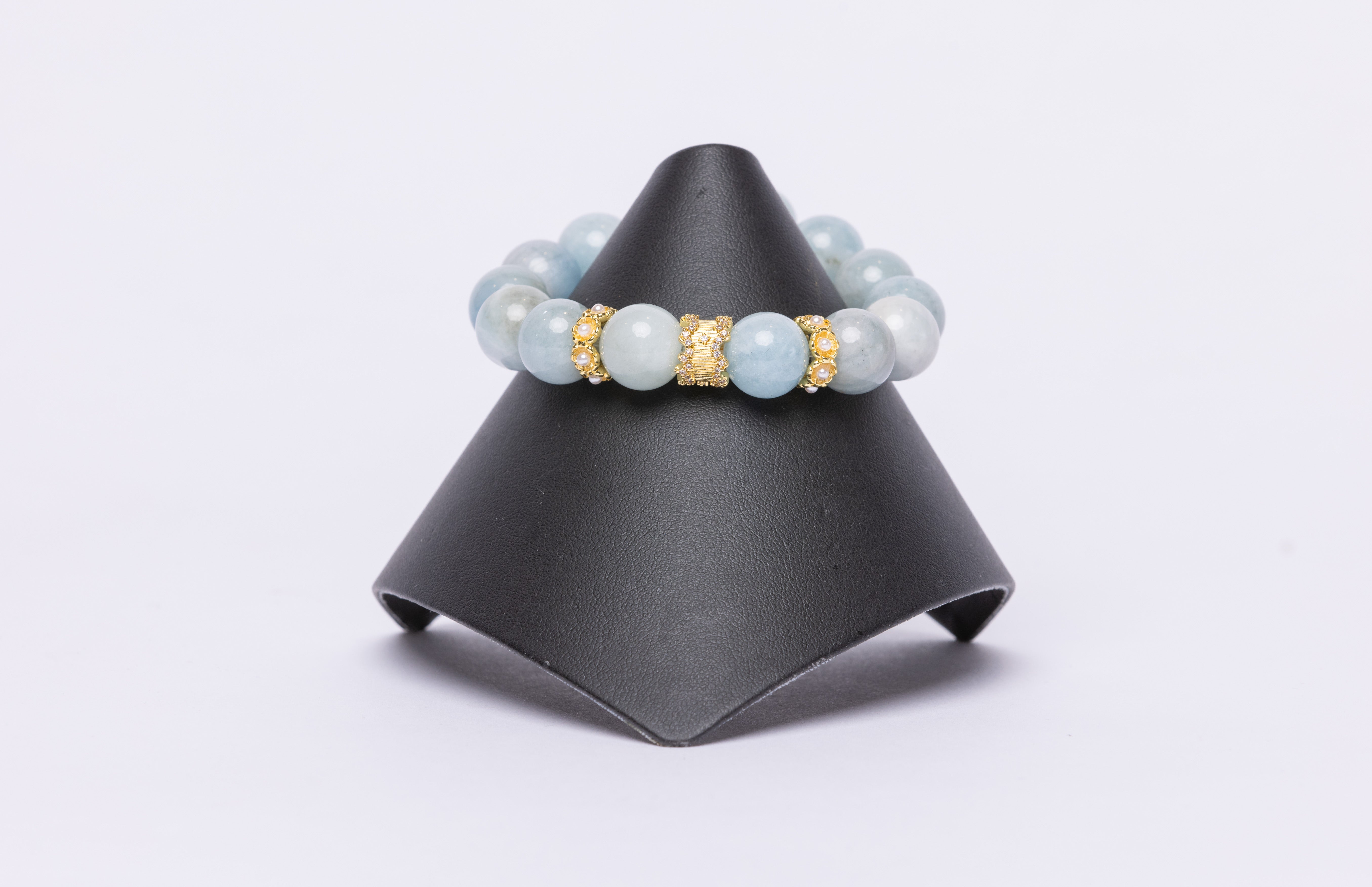 Aquamarine, Vermeil Bracelet