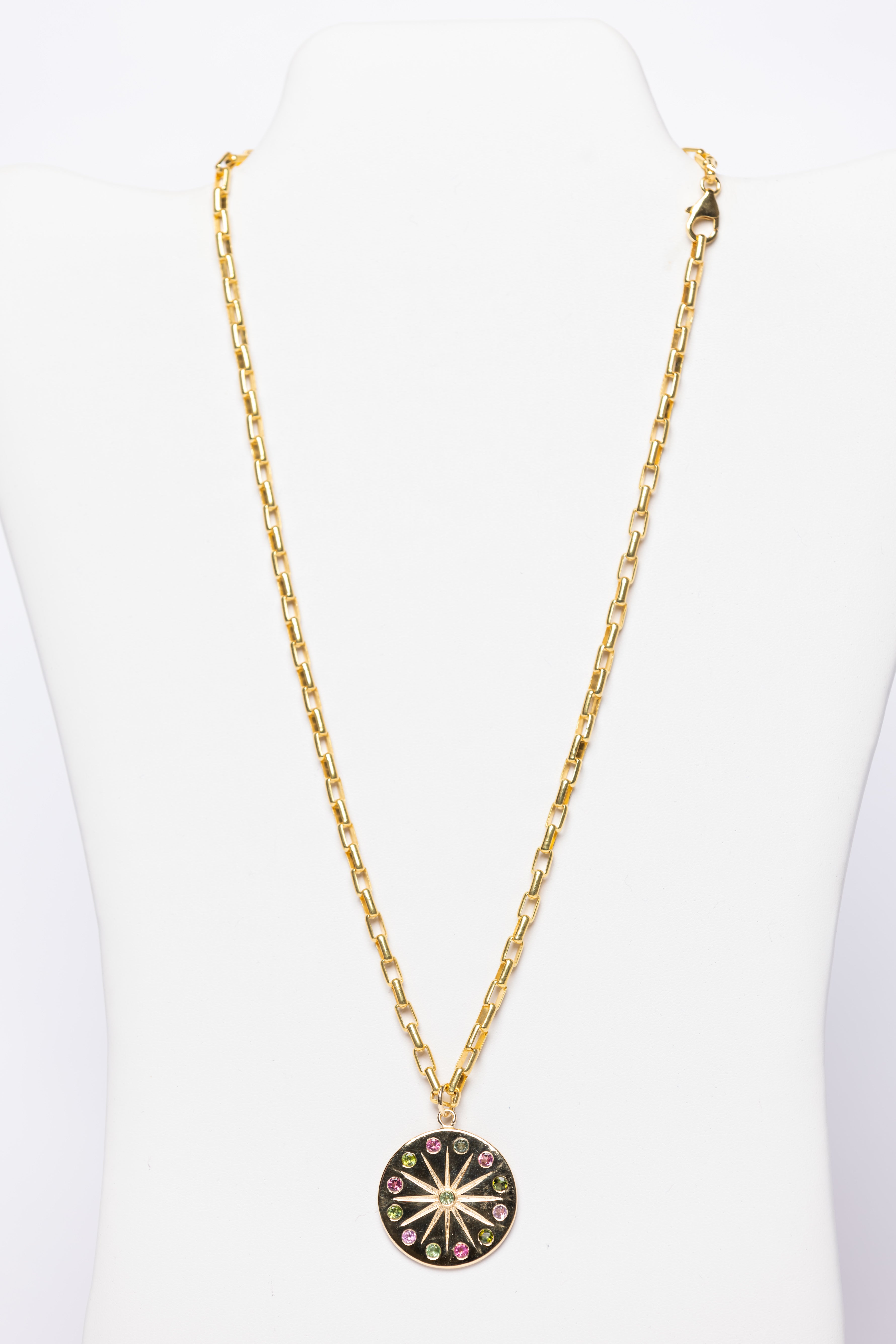 Tourmaline and Vermeil Necklace