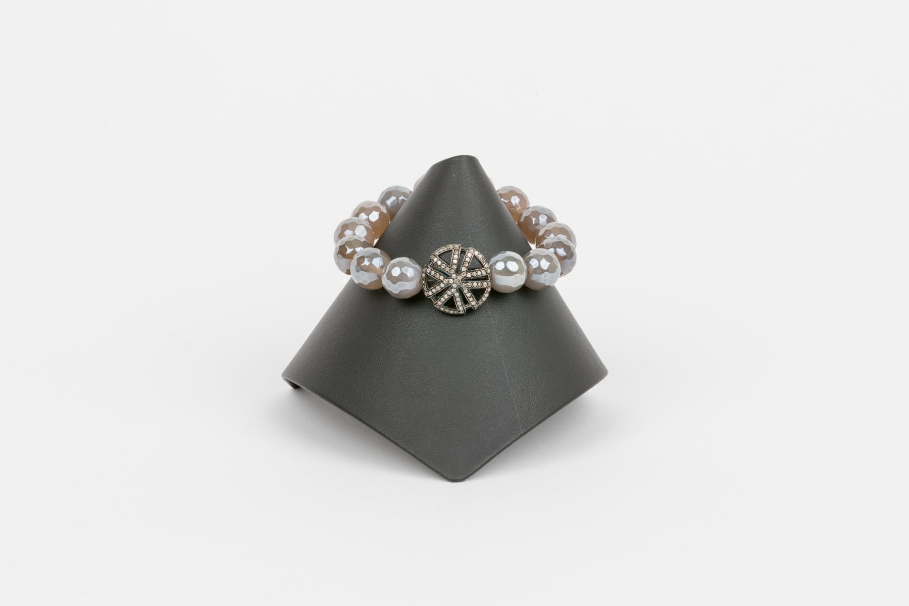 Mystic Quartz and Pave Diamond Bracelet