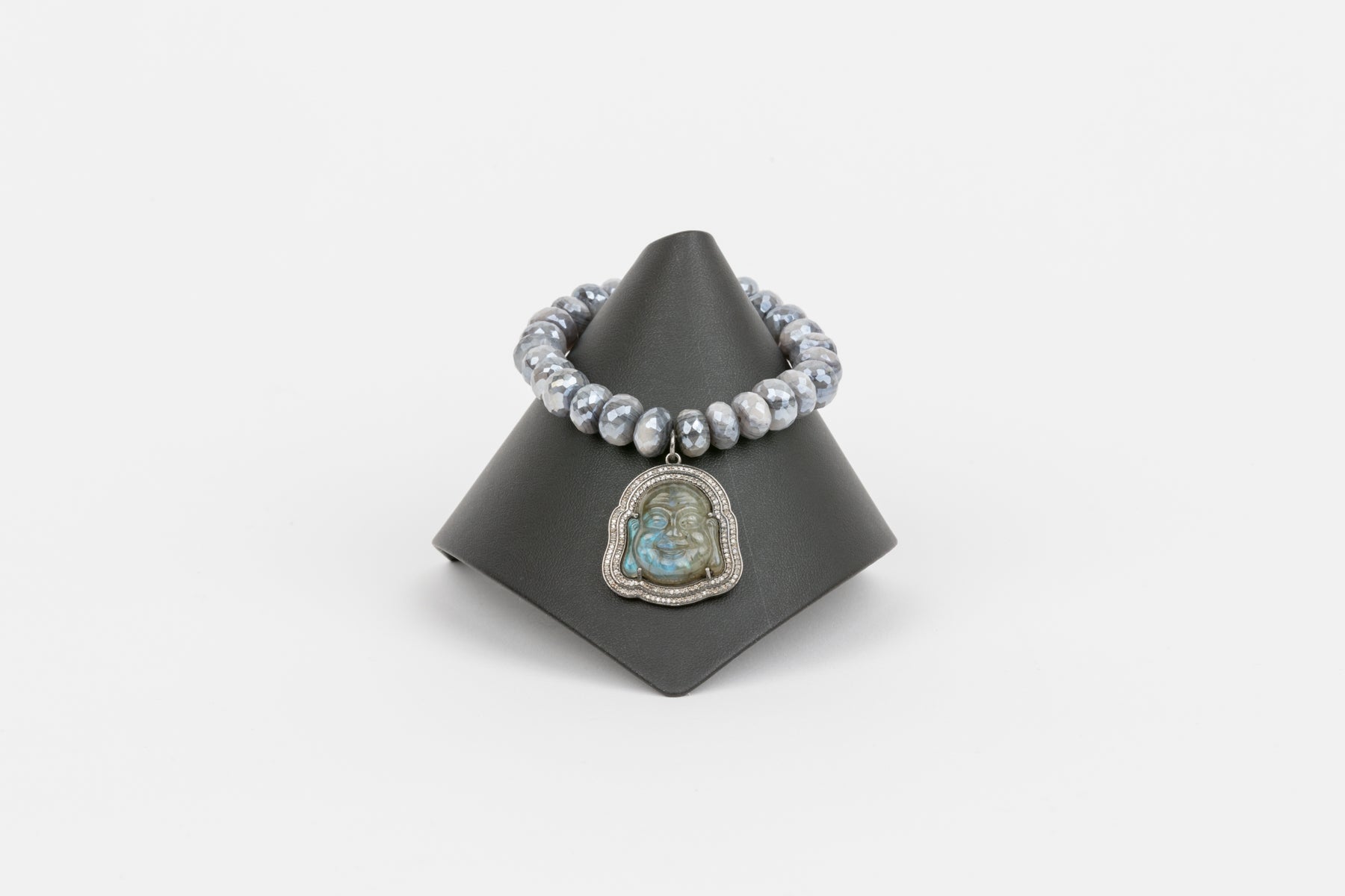 Mystic Moonstone and Labradorite Bracelet
