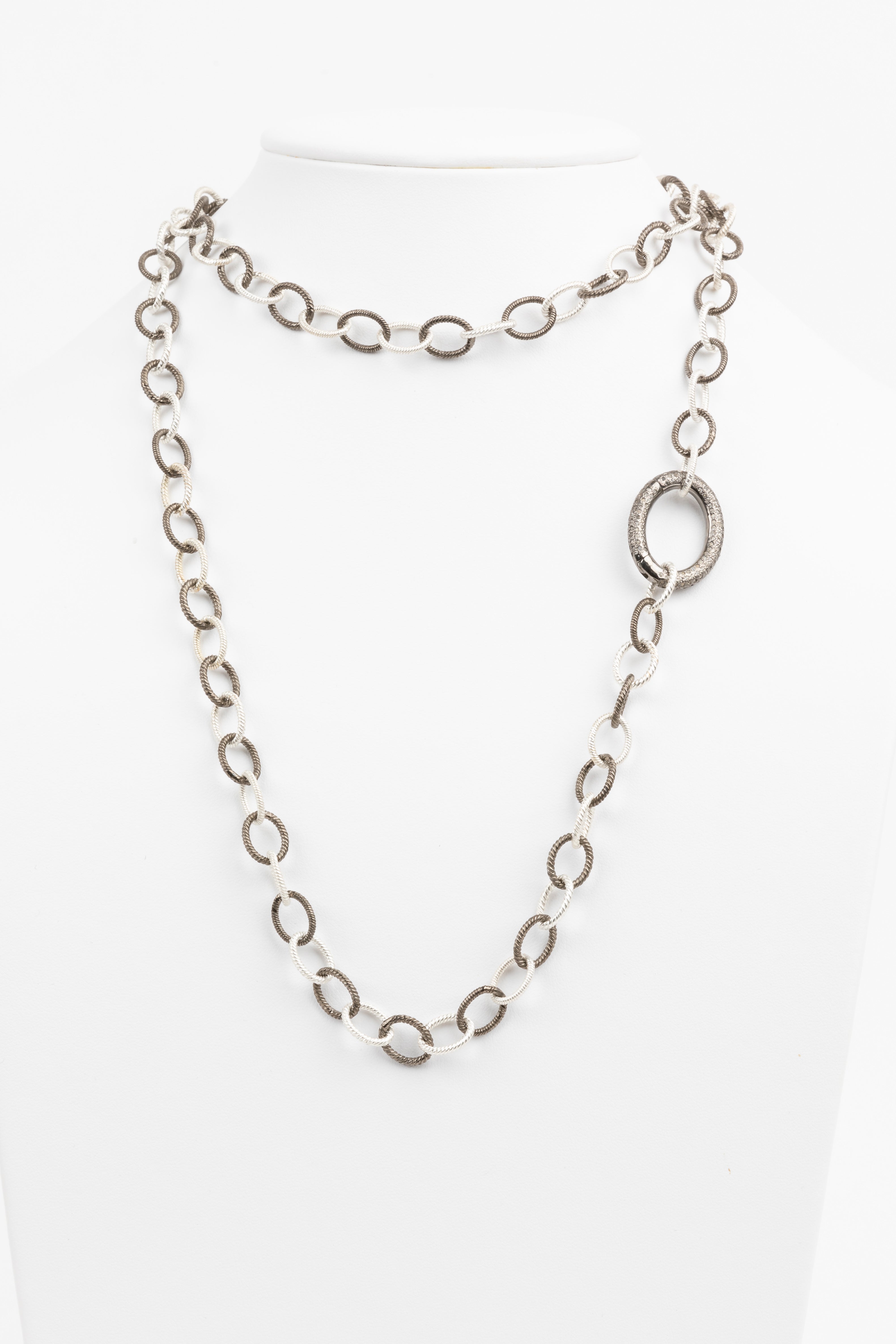 Sterling Silver, White Topaz