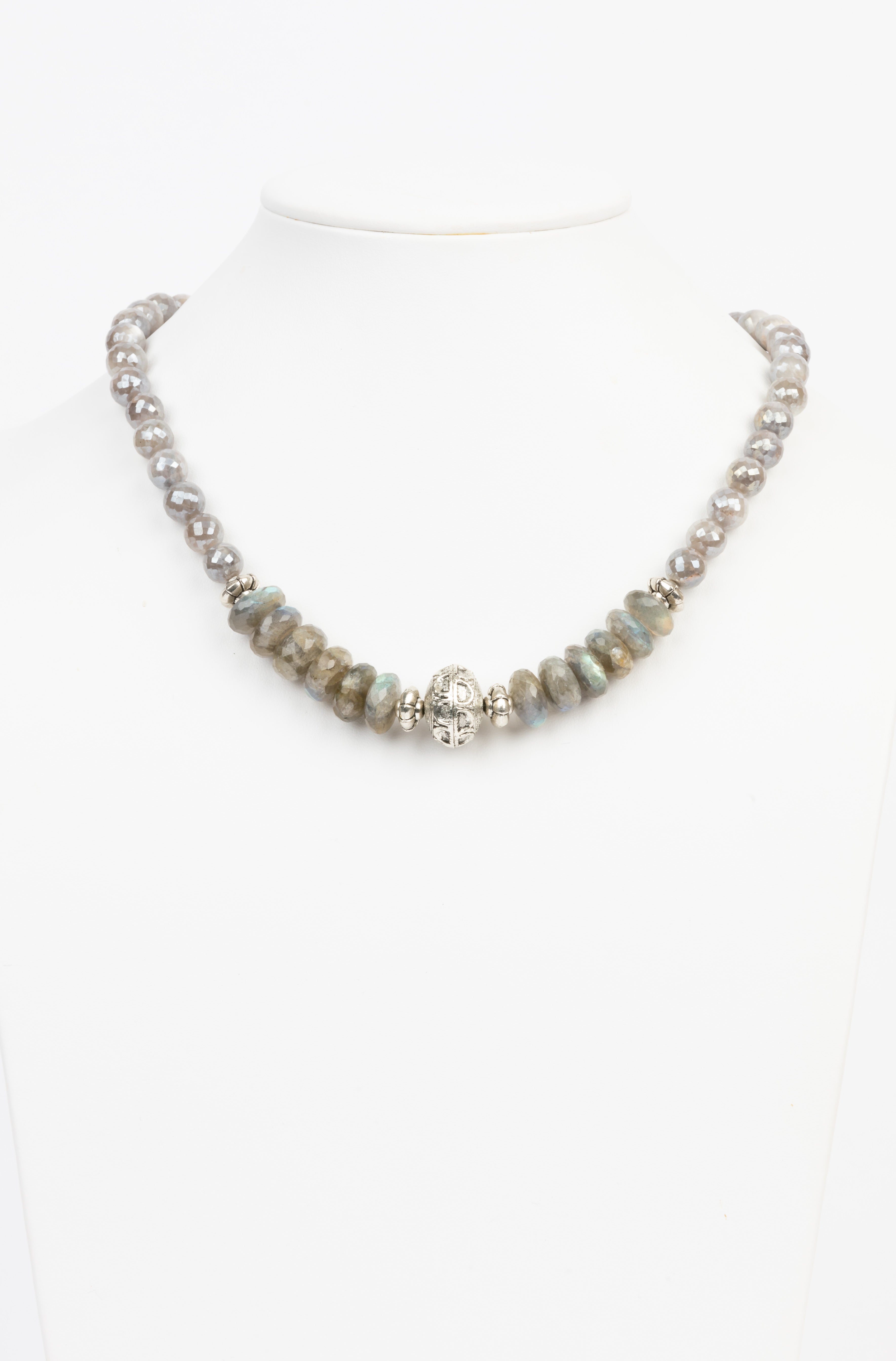 Mystic Moonstone, Labradorite Necklace