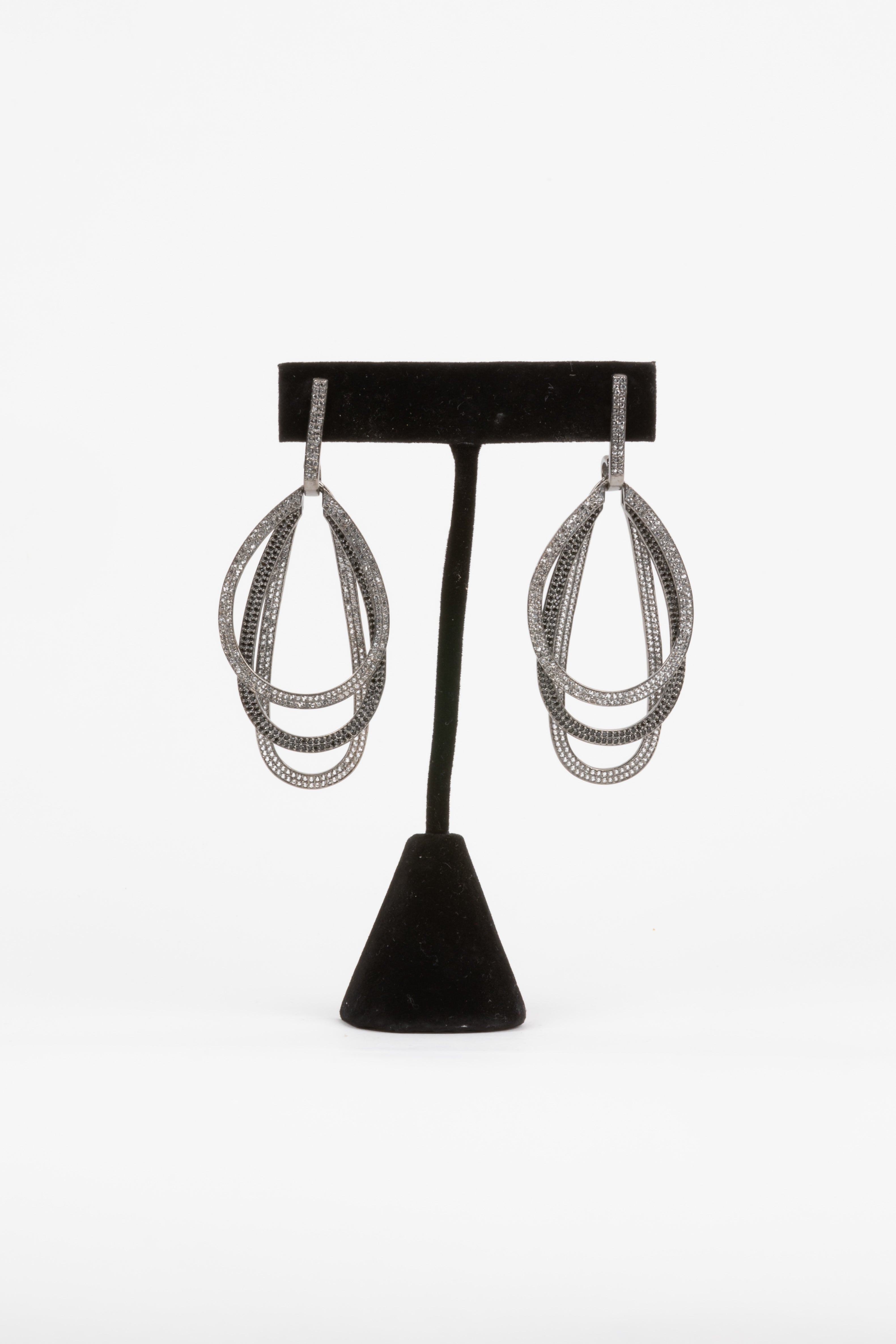 Black Spinel, White Topaz