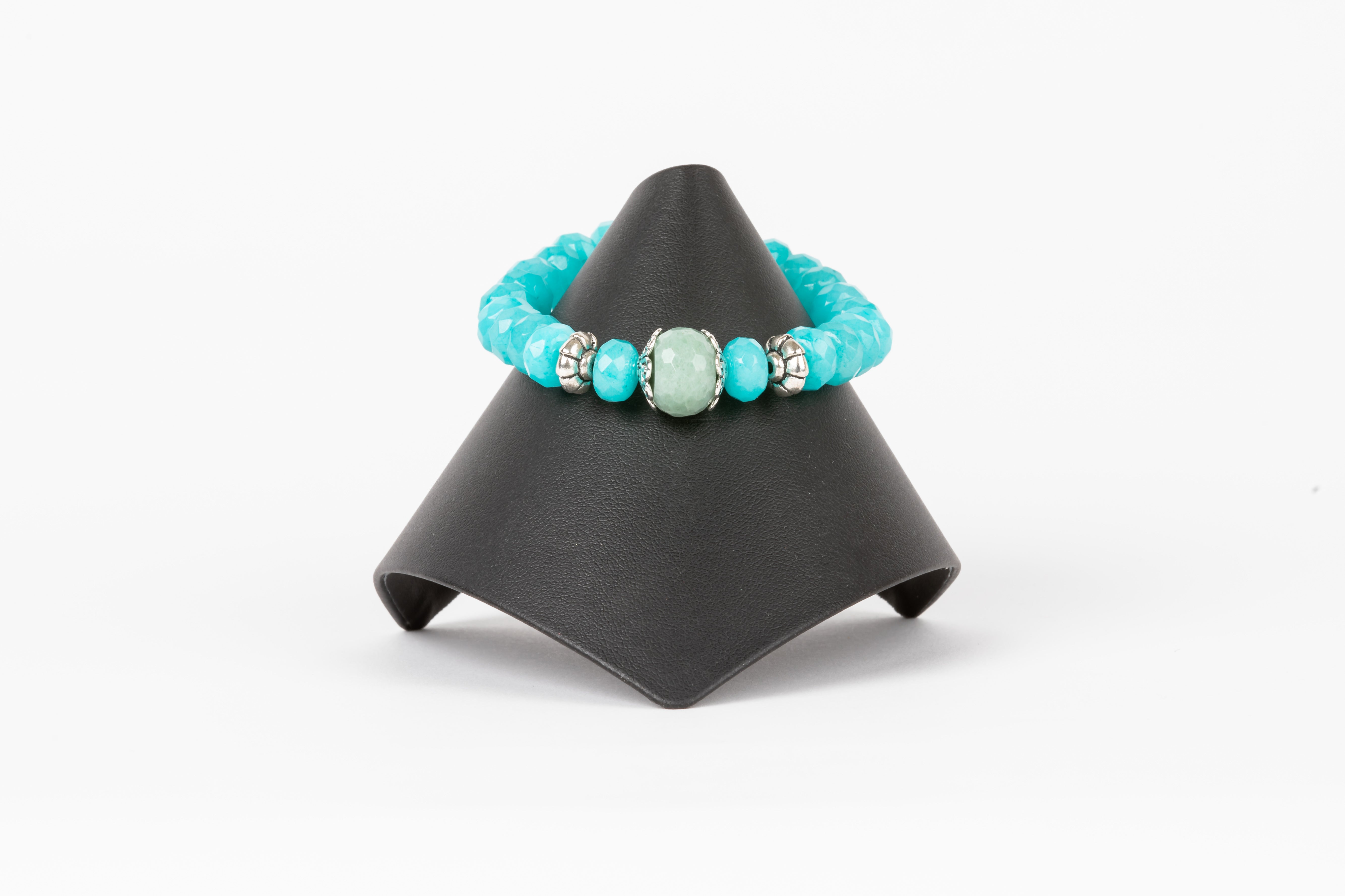 Agate, Adventurine Bracelet