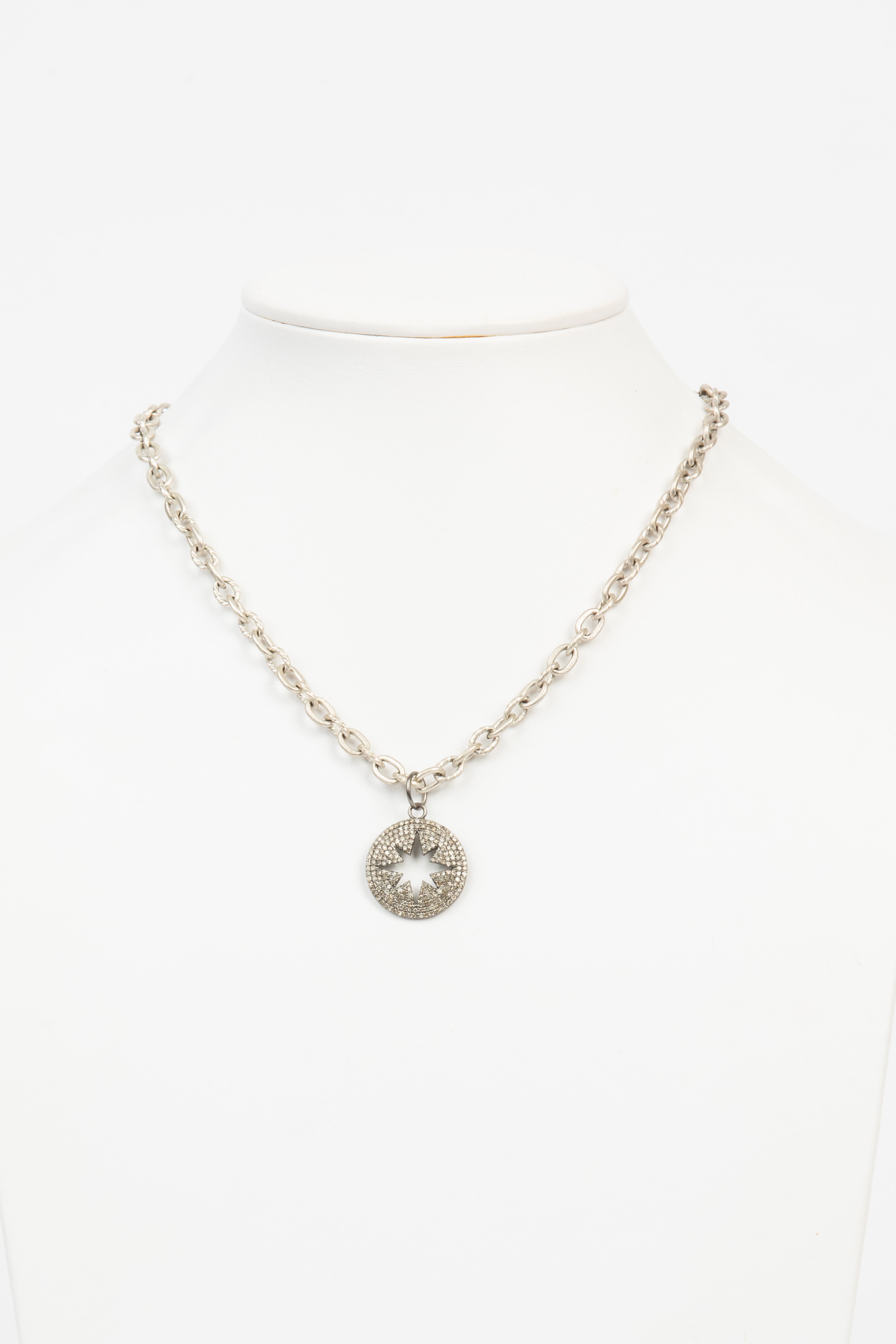 Pave Diamond Necklace