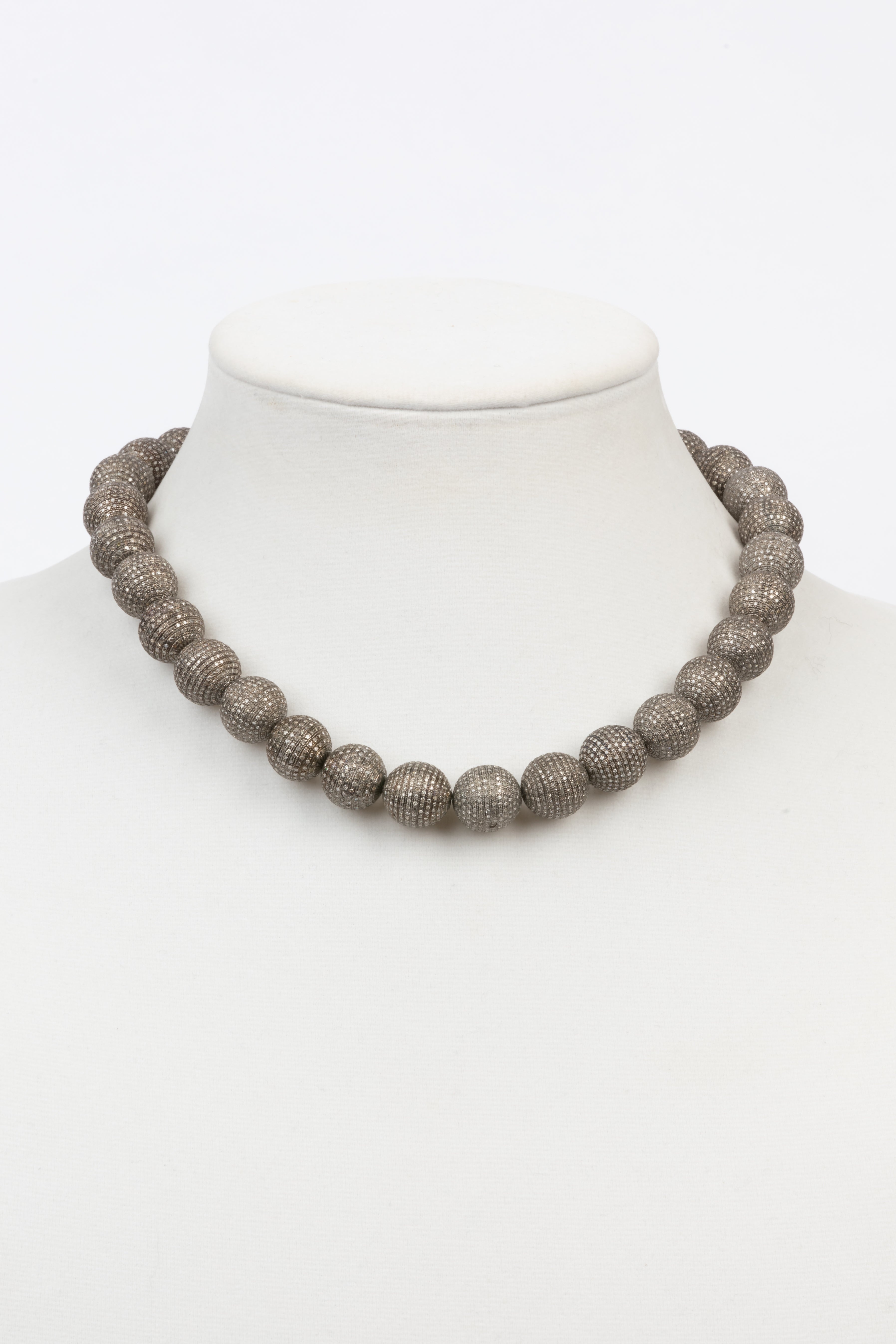 Pave Diamond All Around Necklace