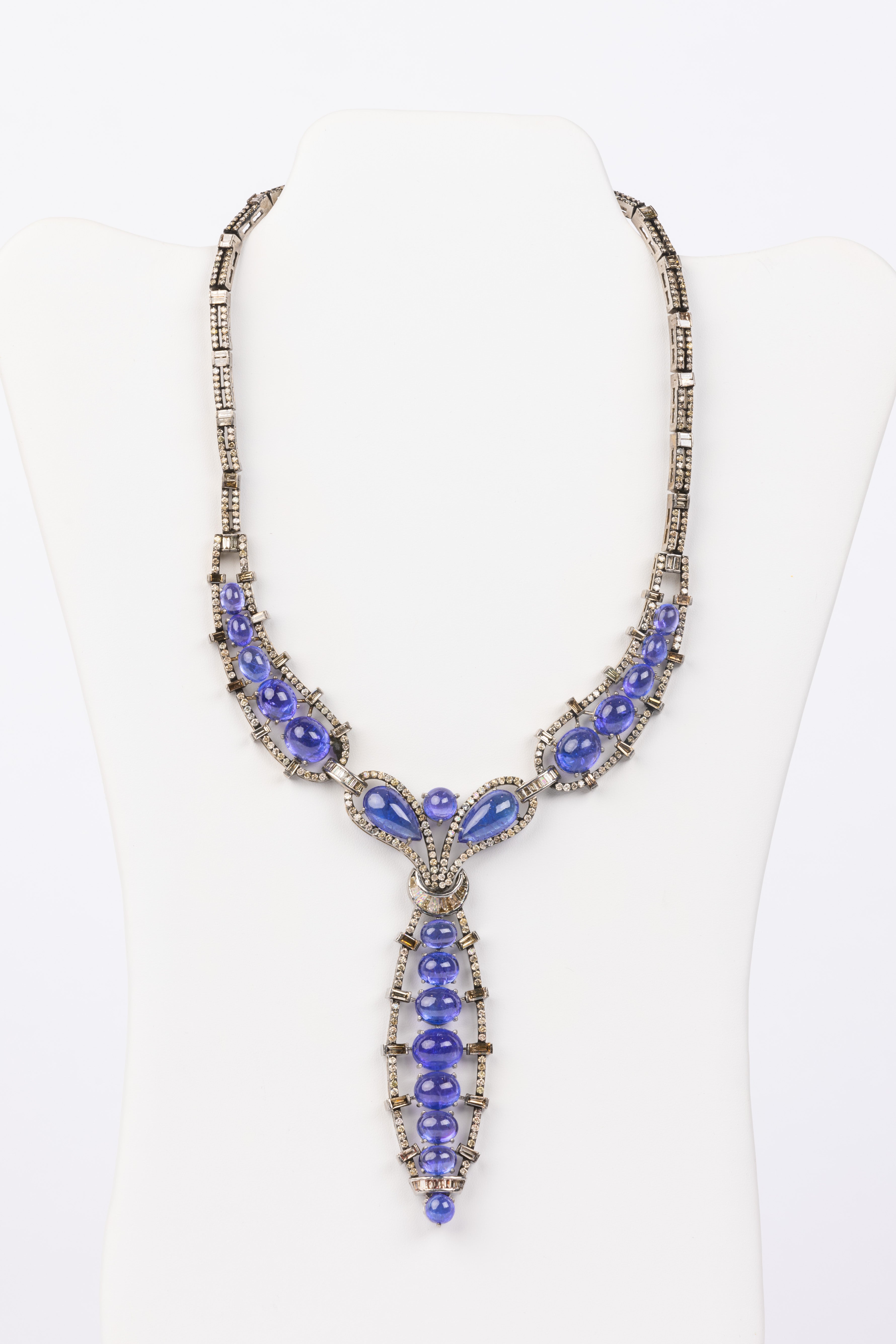 Tanzanite and Diamond Necklace