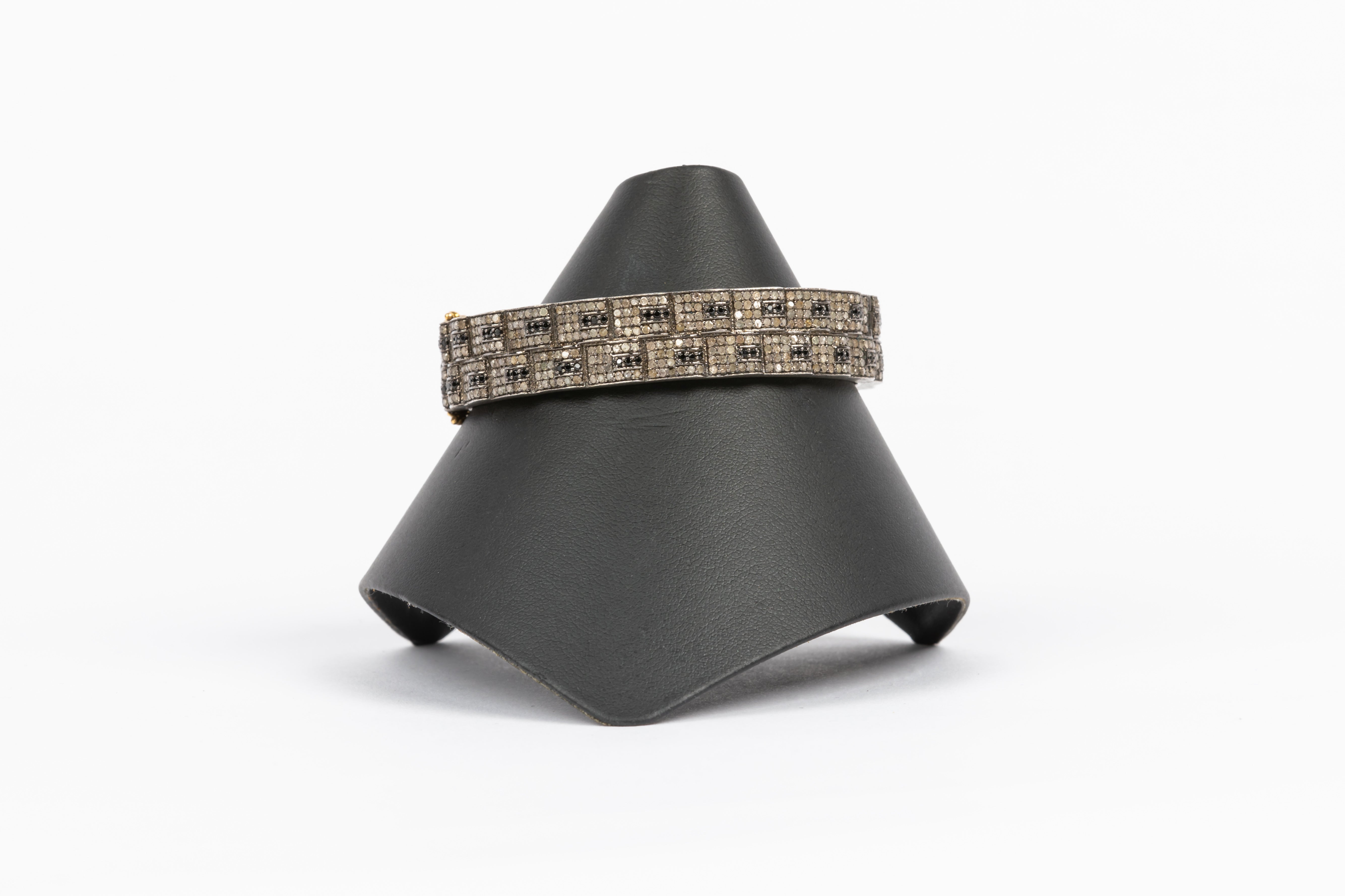Pave Diamond Bangle Bracelet