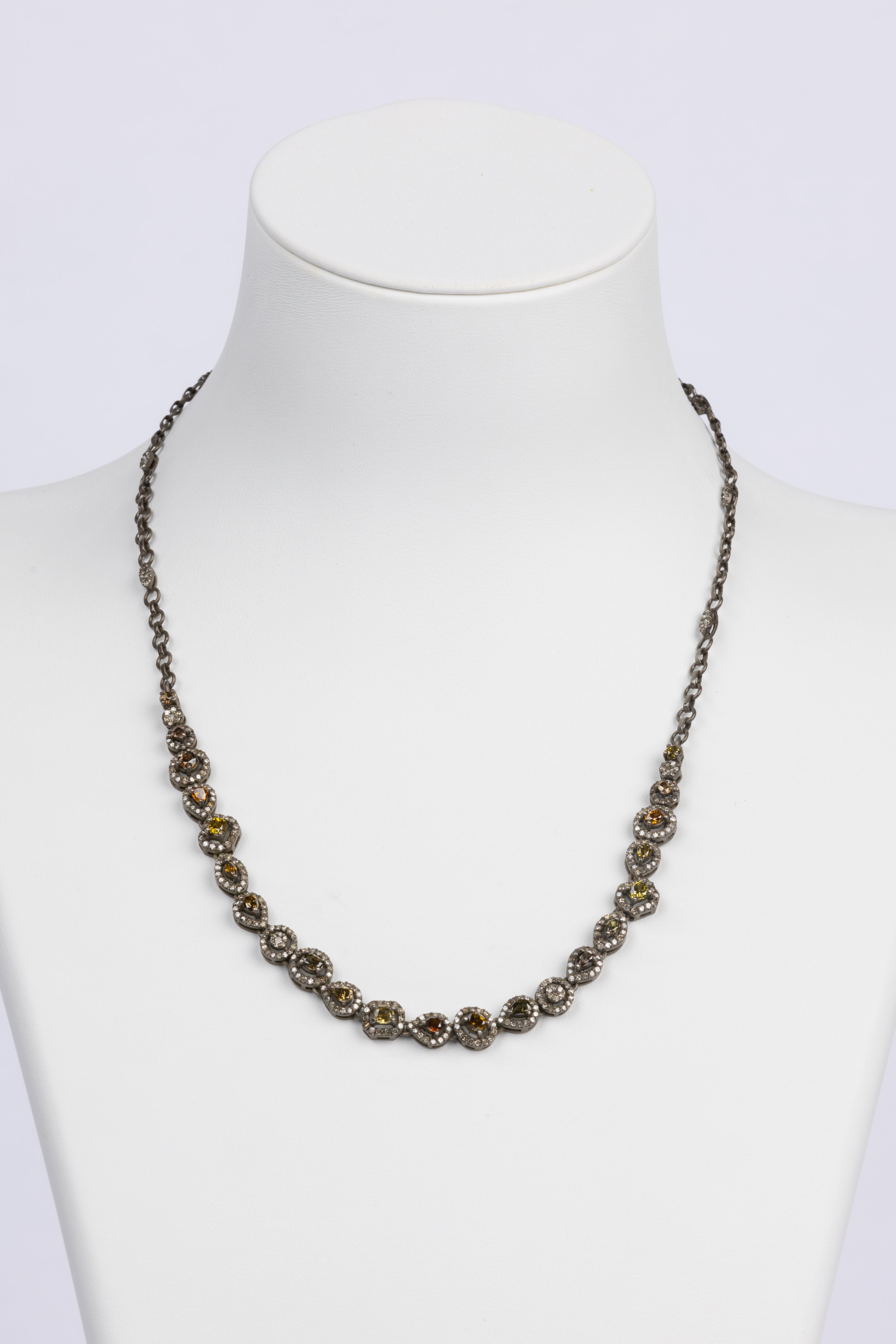 Fancy Diamond Necklace
