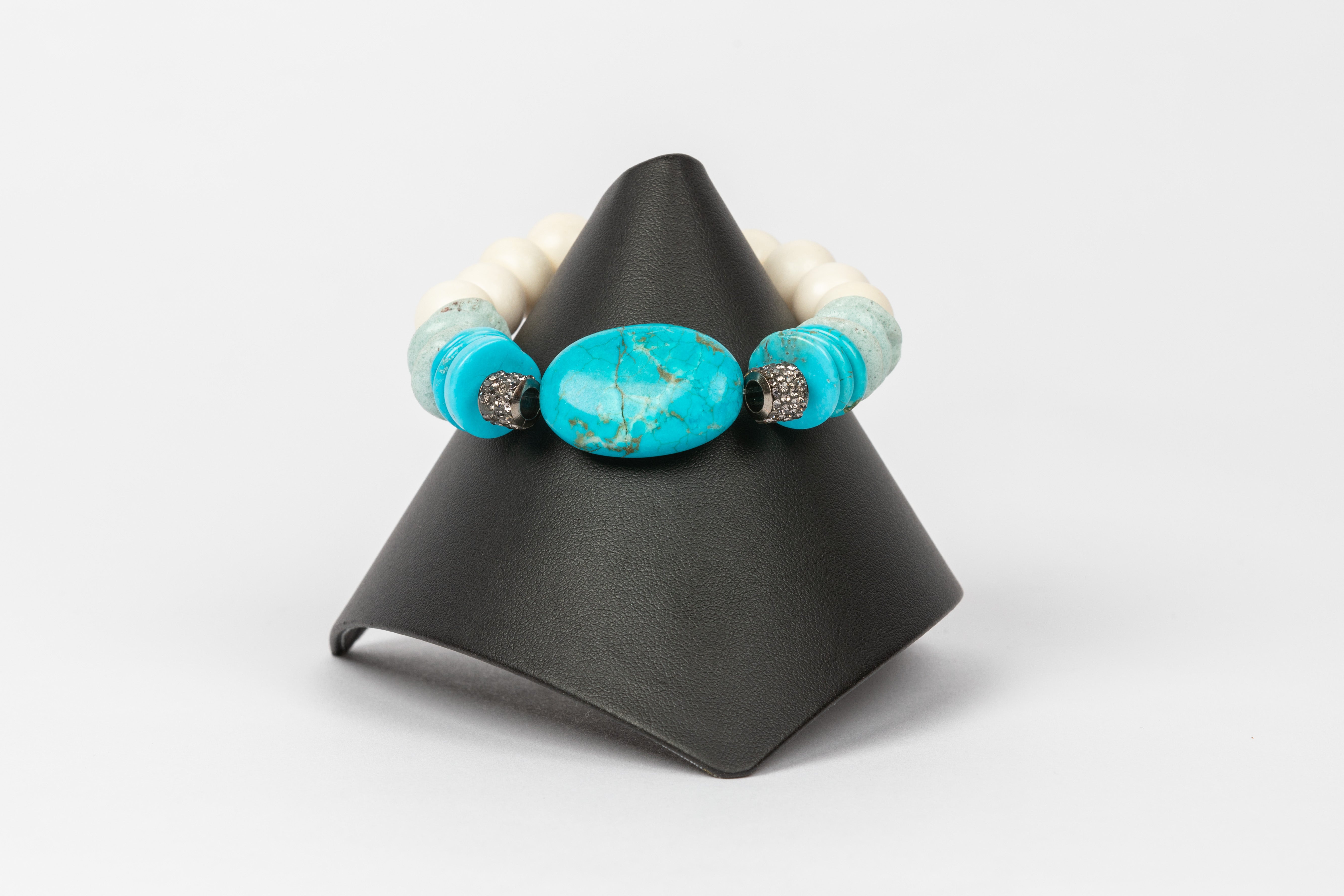 Turquoise, Coral Bracelet