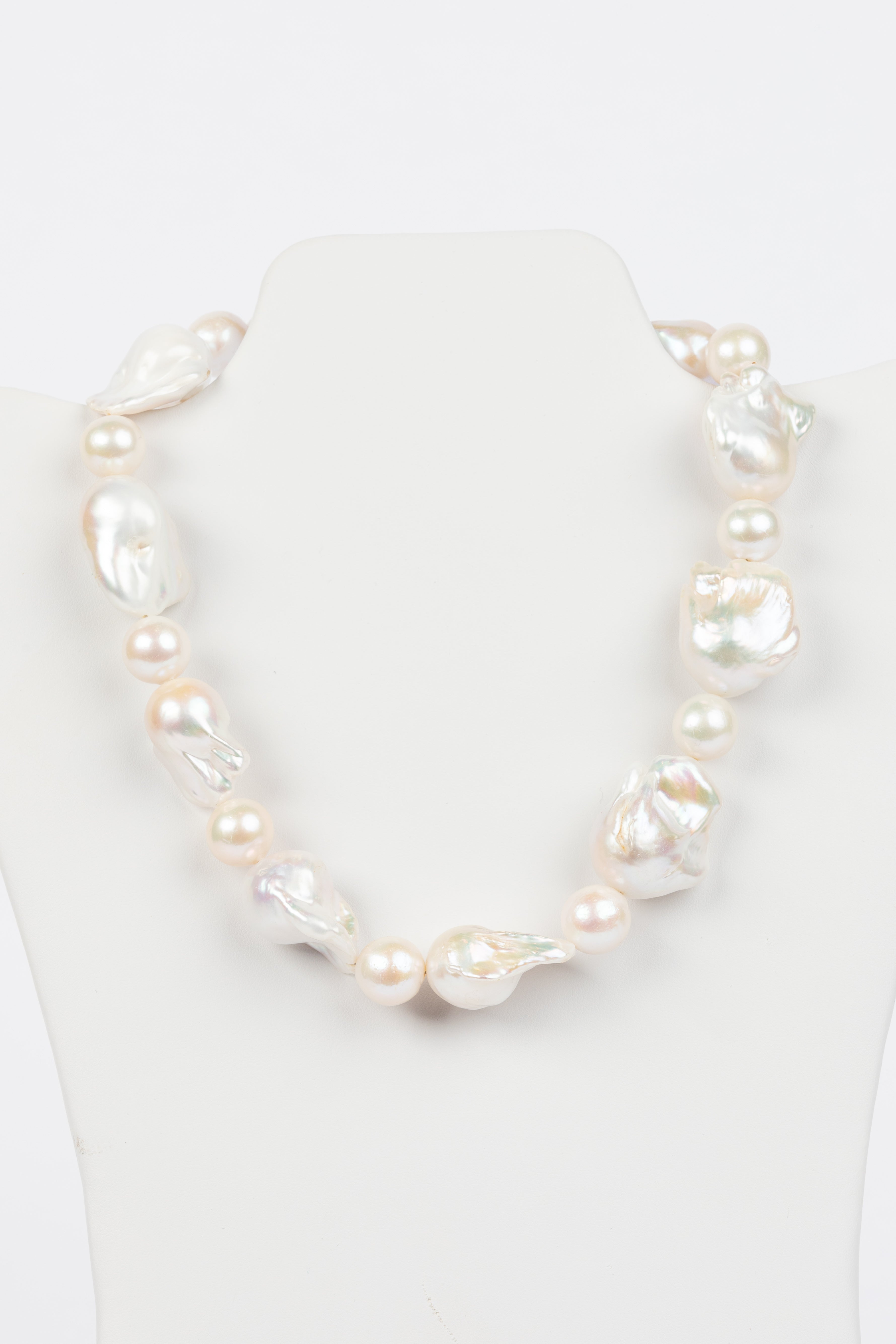 Large Baroque Pearl Necklace