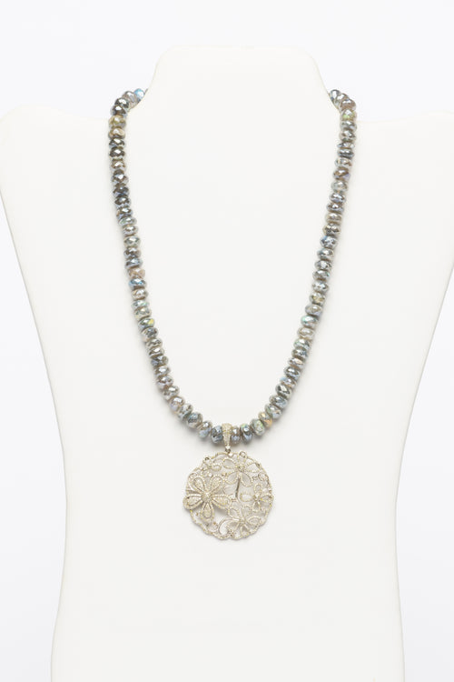 Pave Diamond Necklace