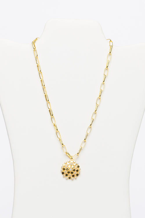 Gold And Diamond Necklace