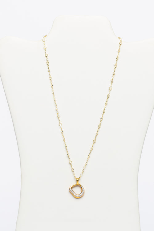 Pave Diamond Necklace
