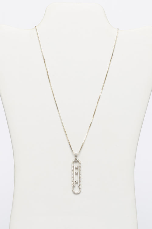 Pave Diamond Necklace