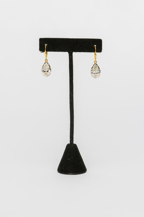Diamond Drop Earrings
