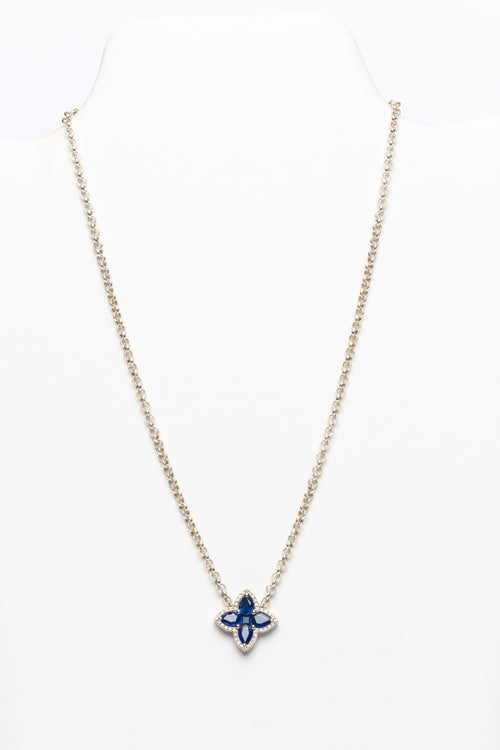 Diamond, Sapphire Necklace