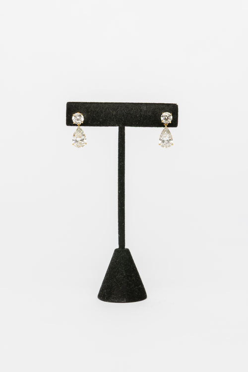 Diamond Drop Earrings