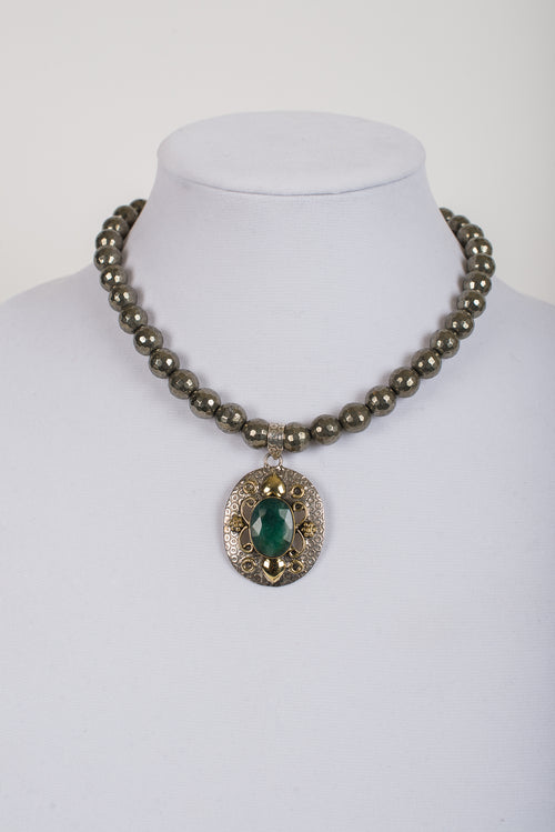 Organic Emerald and Pyrite