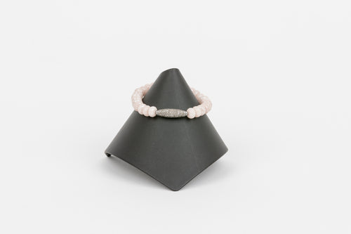 Mystic Moonstone and Pave Diamond Bracelet