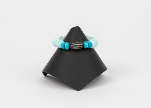 Pave Diamond, turquoise, péruvien opal