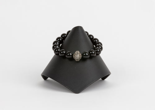 Pave Diamond, Black Onyx