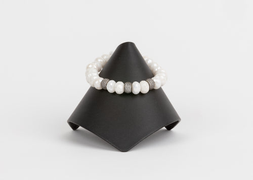 White Topaz and Mystic Moonstone