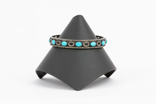 Pave Diamond, Turquoise