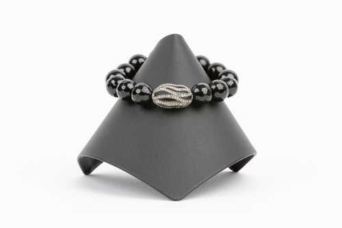 Pave Diamond, Black Onyx