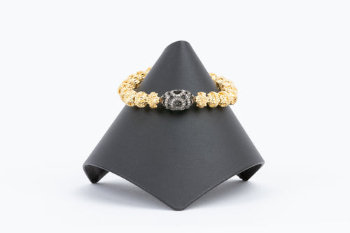 Pave Diamond, Vermeil Bracelet