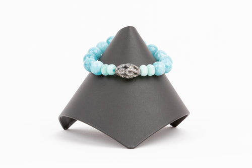 White Topaz, Amazionite, Chalcedony