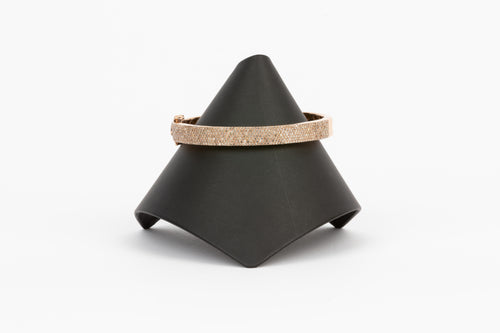 Pave Diamond, Rose Gold Bangle