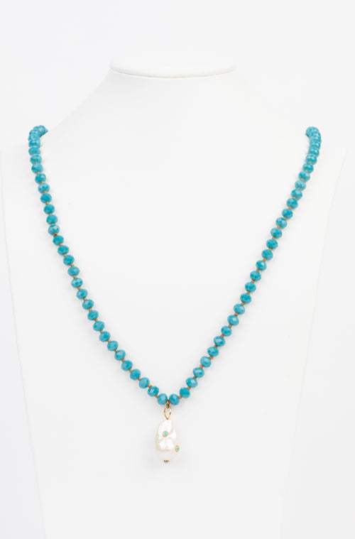 Turquoise, Pearl Necklace