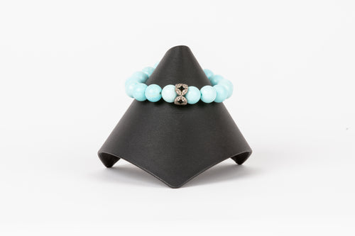 Pave Diamond, Turquoise Bracelet