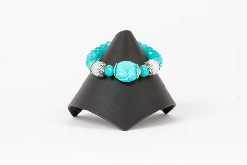 Turquoise, Agate Bracelet