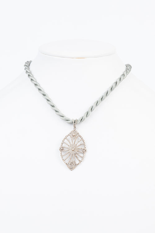Pave Diamond Necklace