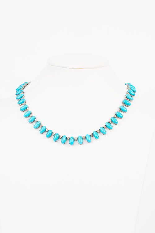 Diamond, Arizona Turquoise Necklace